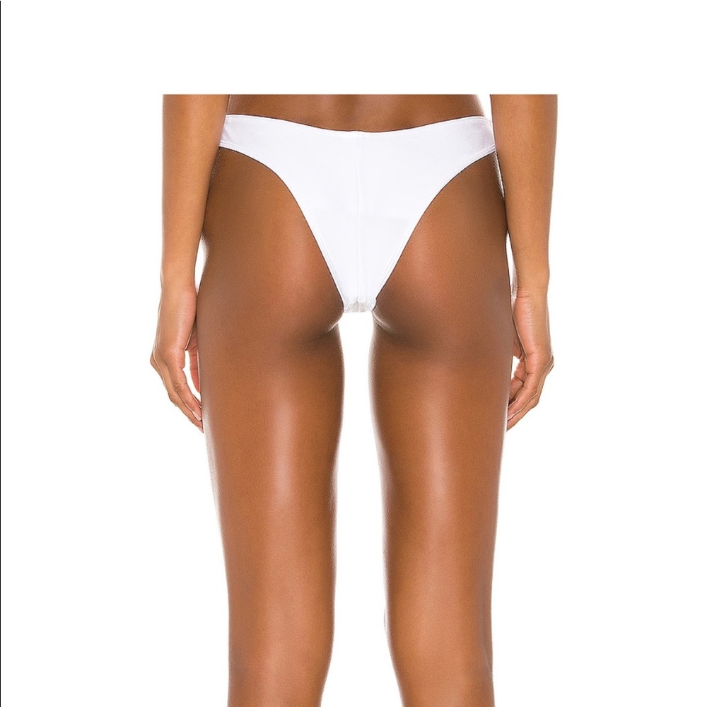 White bikini bottom